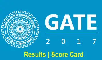 GATE 2017 Results