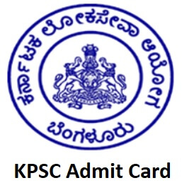 KPSC Admit Card 2019