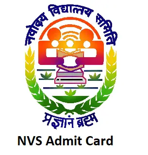 Navodaya Vidyalaya NVS Admit Card