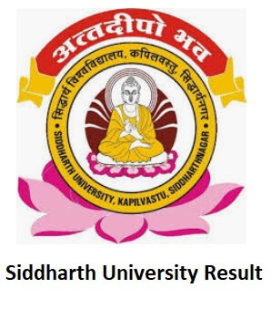 Siddharth University Result