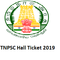 TNPSC Hall ticket 2019