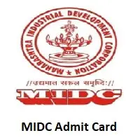 MIDC Admit Card