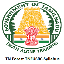TN Forest TNFUSRC Syllabus 2019