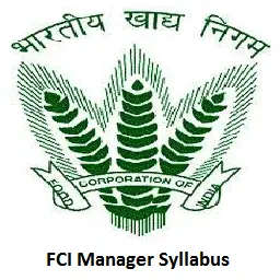 FCI Manager Syllabus