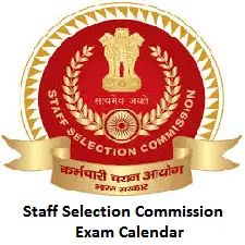 Staff Selection Commission Exam Calendar