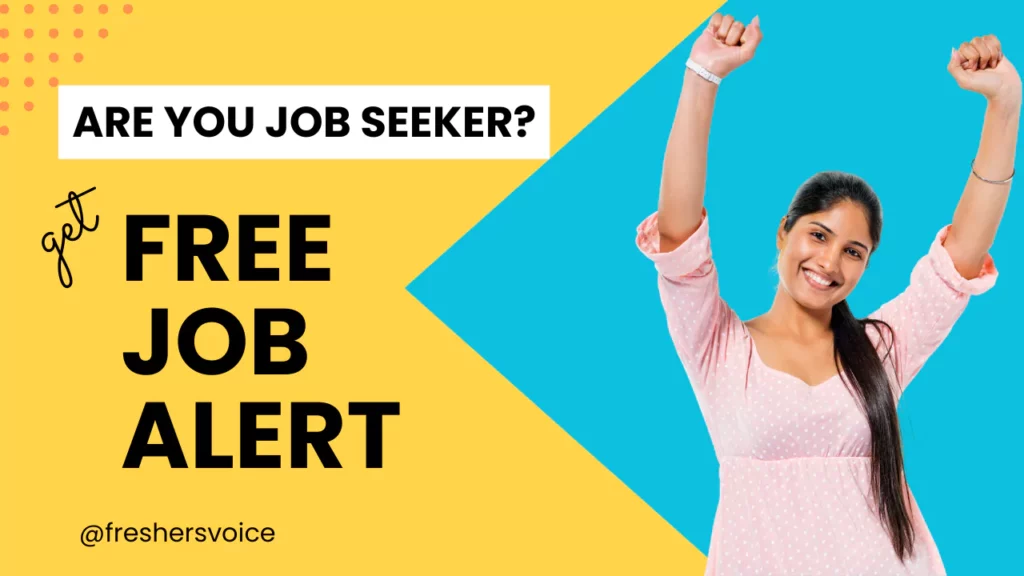freshersvoice free job alert
