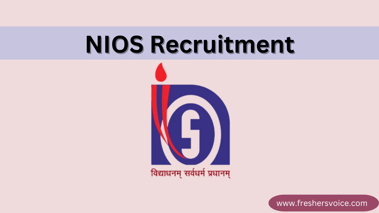 NIOS Recruitment