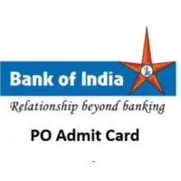 Bank of India PO Admit Card 2023 Announced-Download Now
