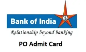 Bank of India PO Admit Card 2023 Announced-Download Now