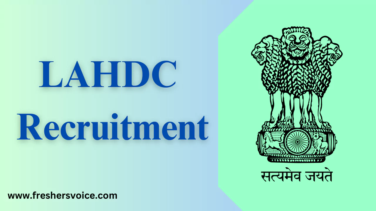 LAHDC Recruitment