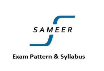 SAMEER Scientist Exam Pattern Syllabus