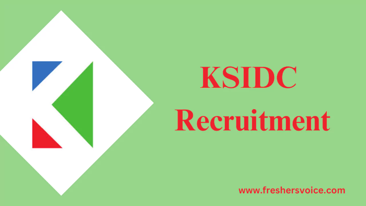 KSIDC Recruitment,www ksidc org recruitment