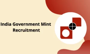 India Government Mint Recruitment 2026 – Jr. Technician/Lab Assistant/Engraver