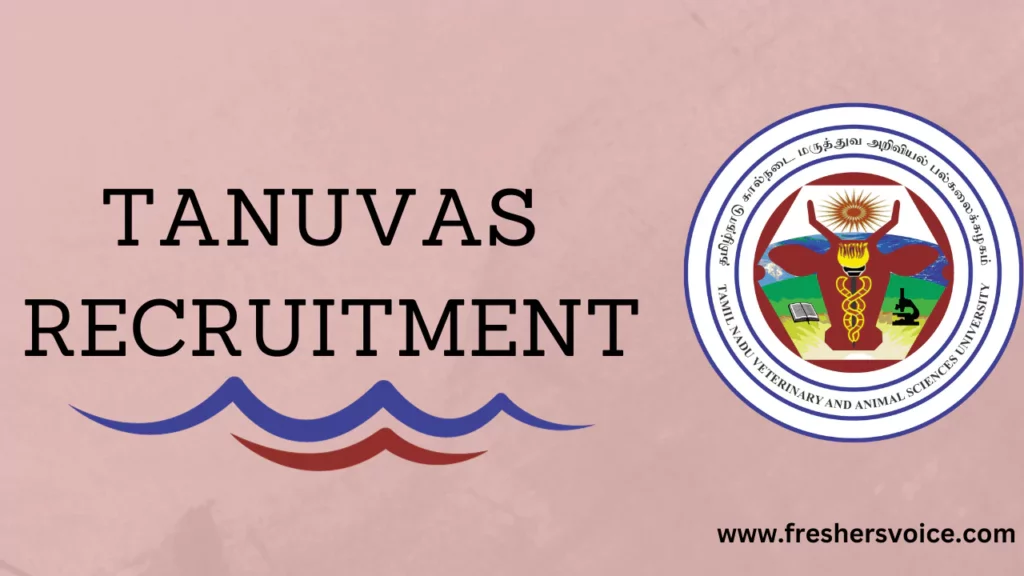 TANUVAS Recruitment