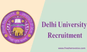 Delhi University Recruitment 2024: Research Assistant/Field Investigator