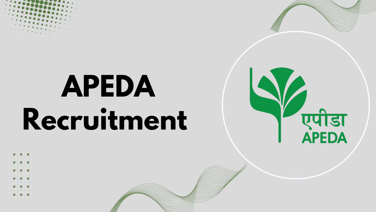 APEDA Recruitment 