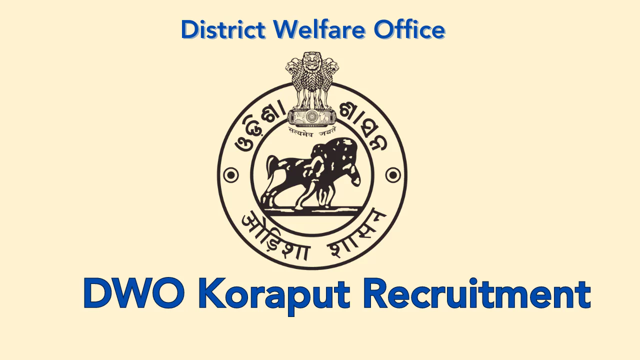DWO Koraput Recruitment
