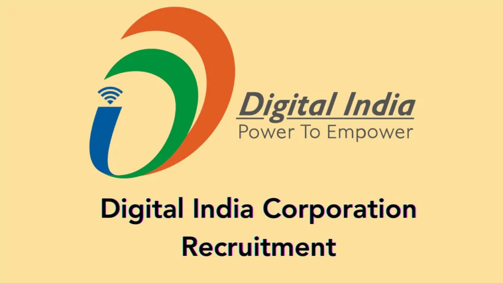 Digital India Corporation Recruitment