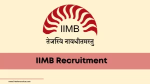 IIMB Recruitment