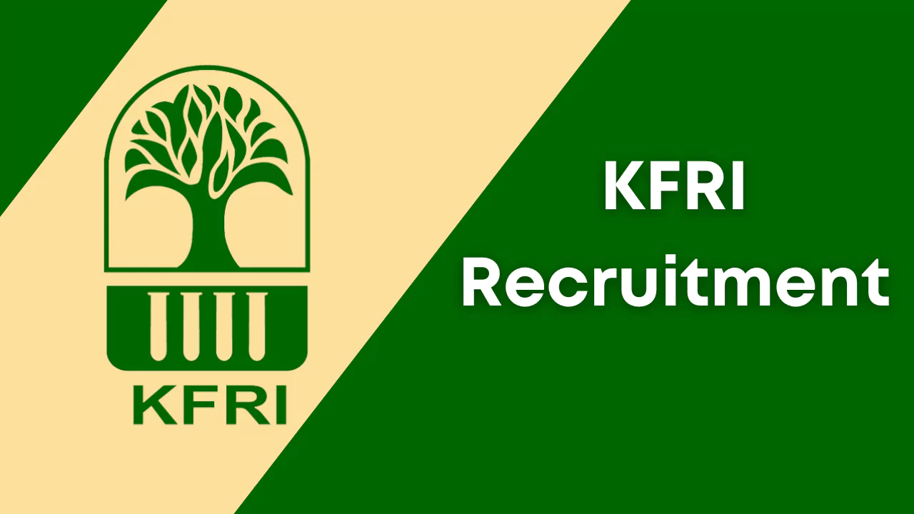 KFRI Recruitment