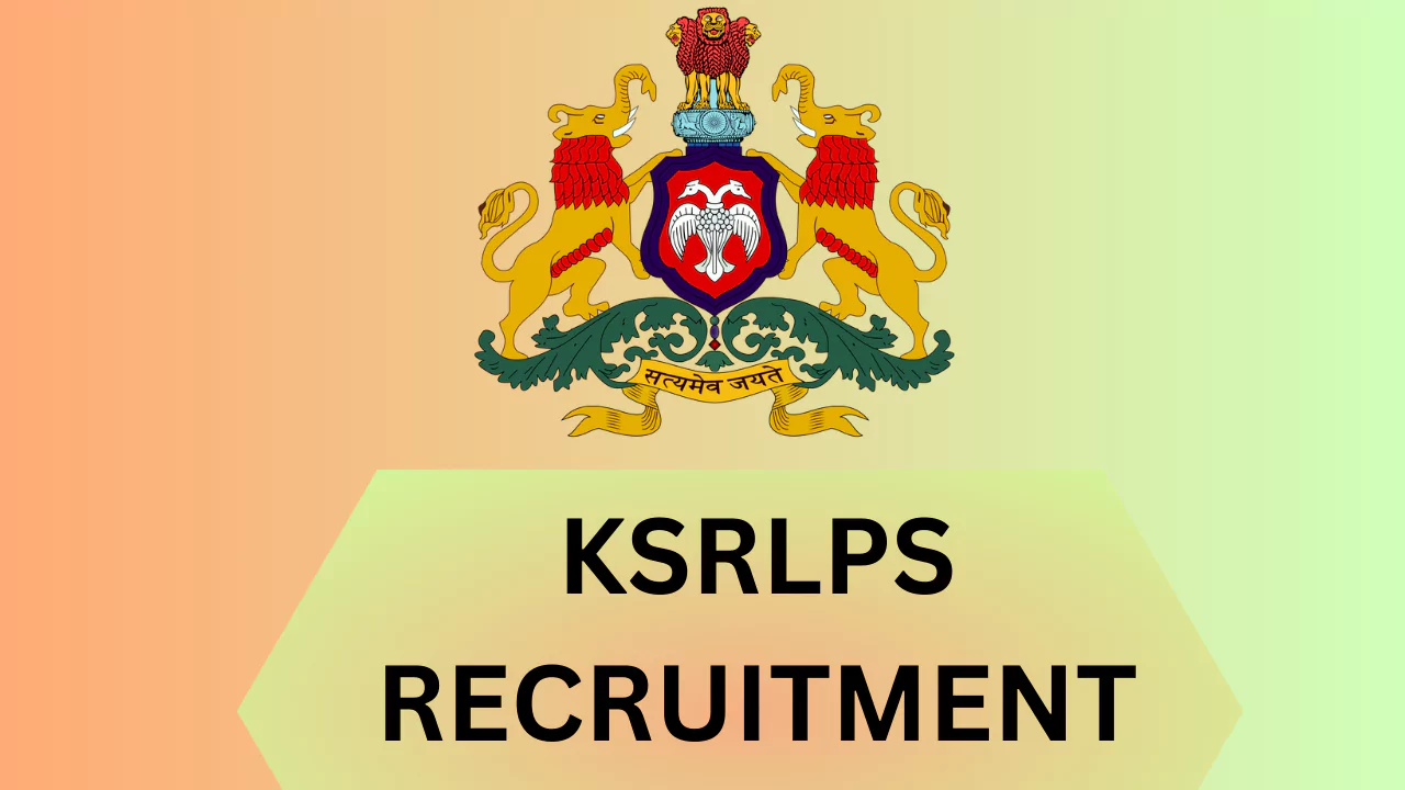 KSRLPS Recruitment