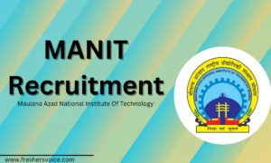 MANIT Recruitment 2024: Junior Research Fellow