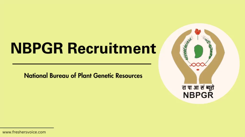 NBPGR Recruitment