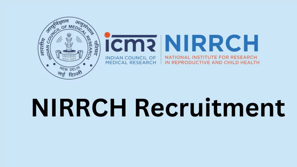 NIRRCH Recruitment