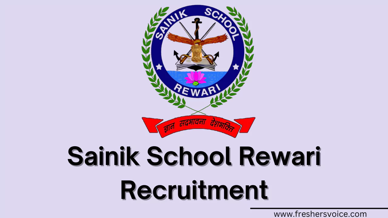 Sainik School Rewari Recruitment