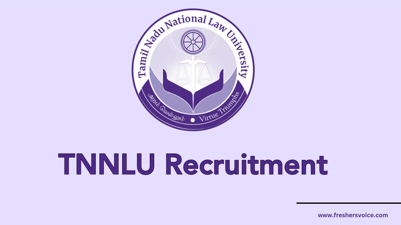TNNLU Recruitment