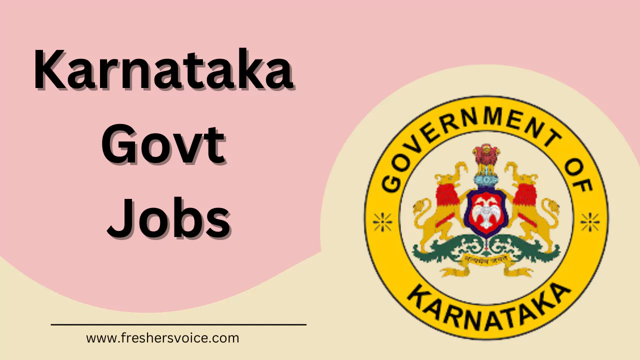 Karnataka Govt Jobs