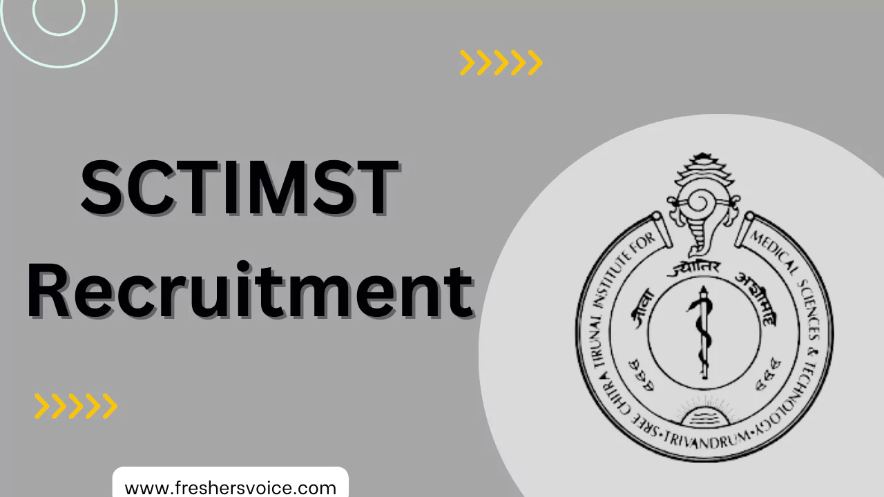 sctimst recruitment,sctimst careers