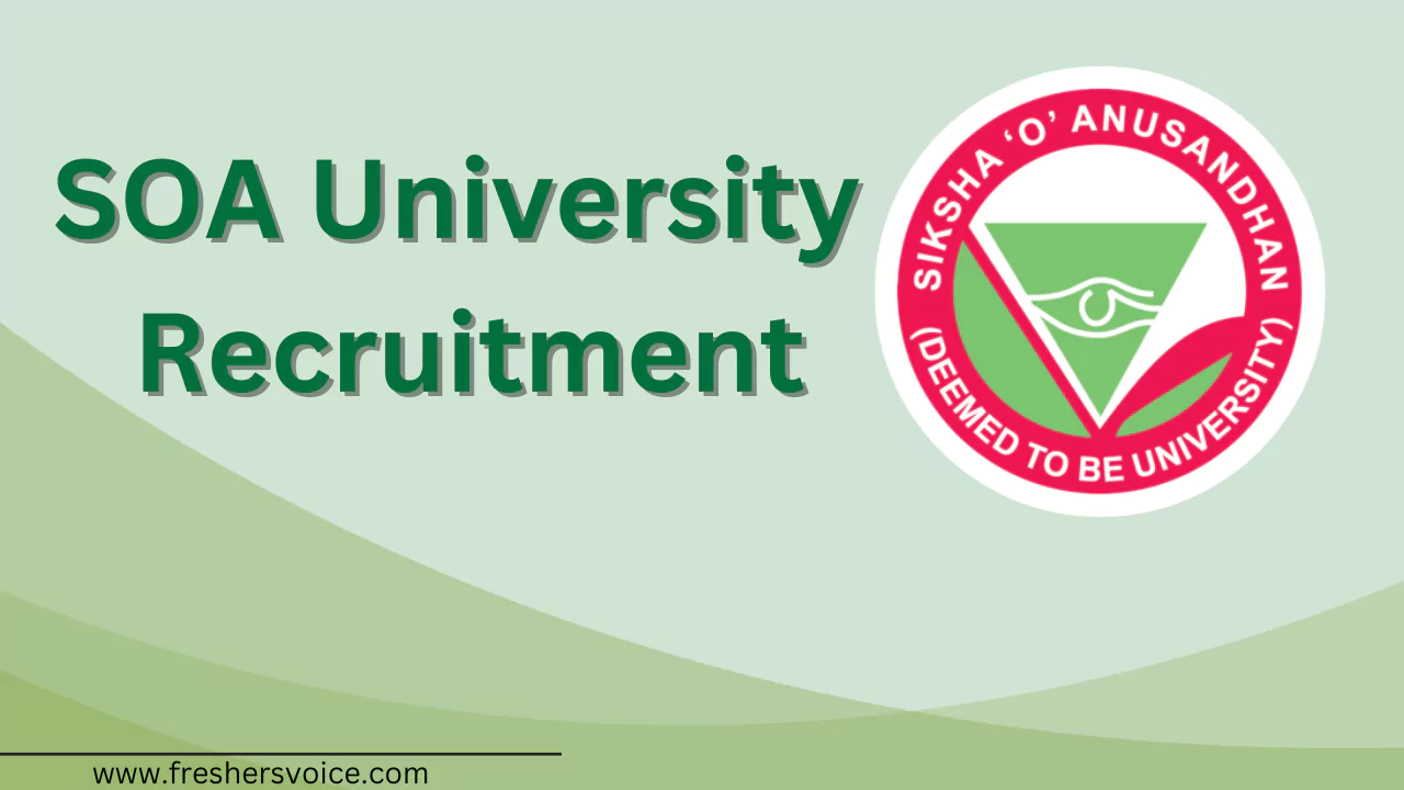 SOA University Recruitment