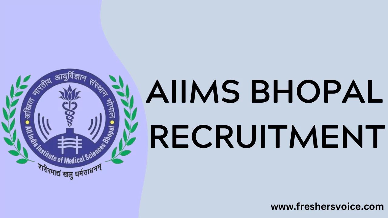 AIIMS Bhopal Recruitment 2024 Assistant Professor