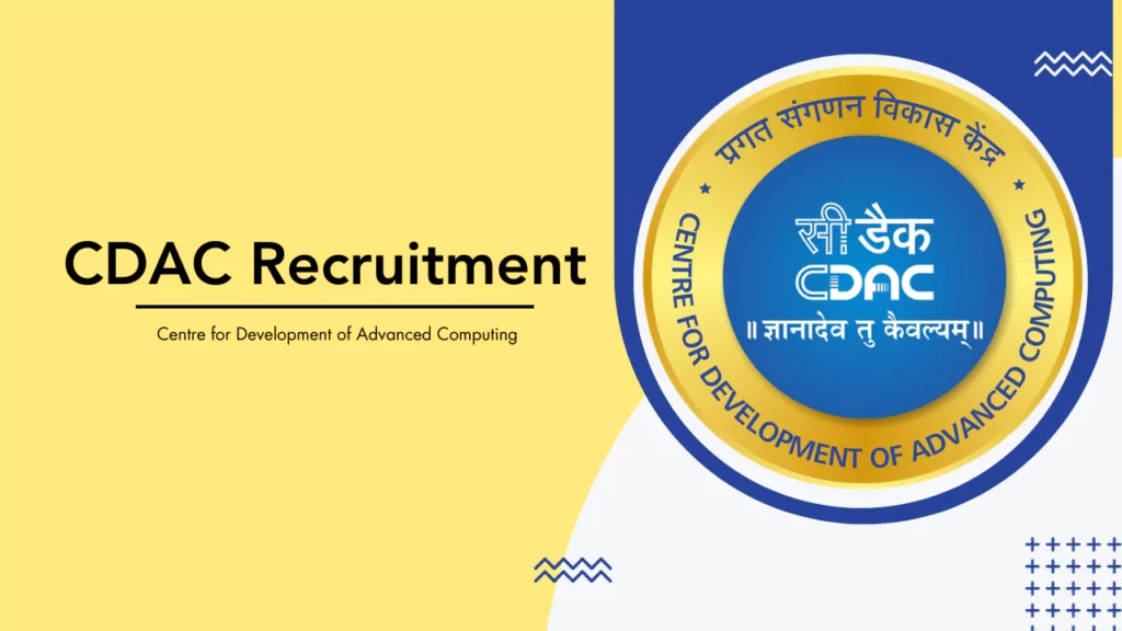 CDAC Recruitment