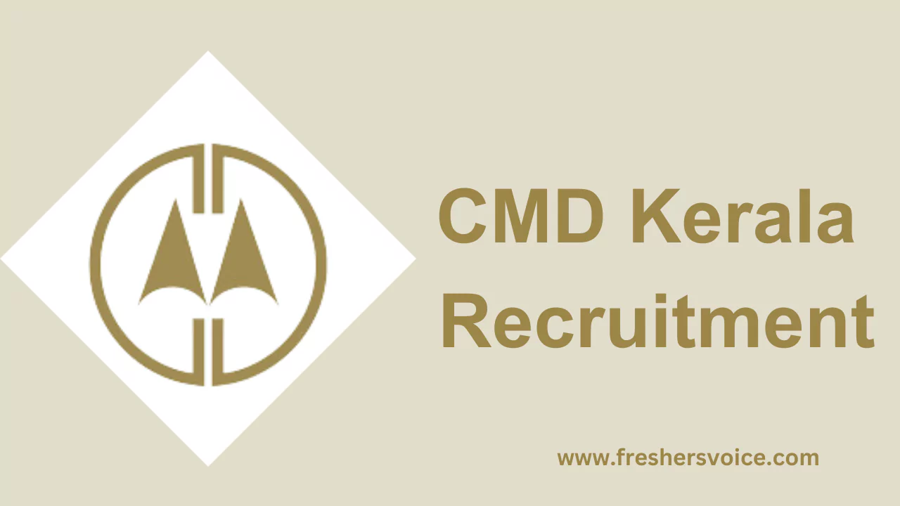 CMD Kerala Recruitment