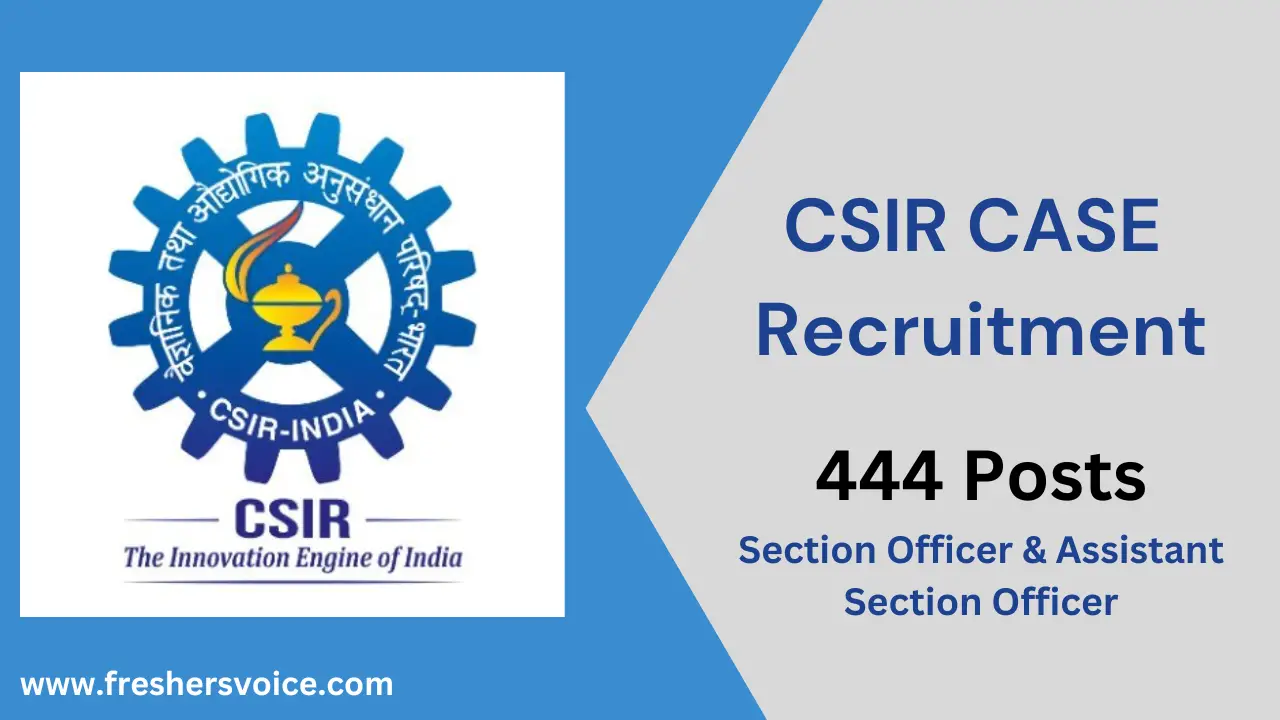 CSIR CASE Recruitment,CSIR Job Vacancies