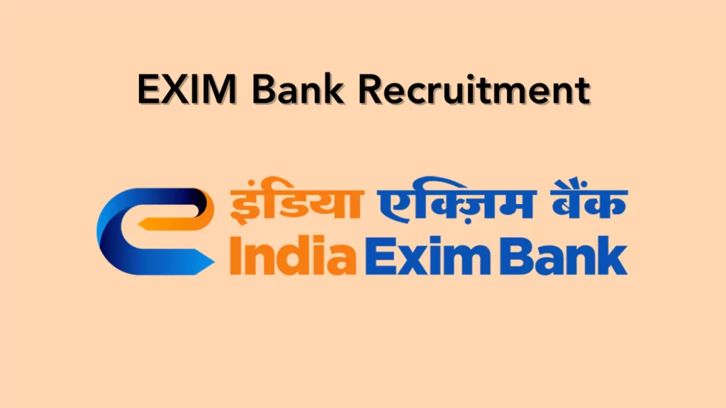 EXIM Bank Recruitment