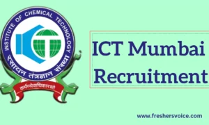 ICT Mumbai Recruitment 2024 – Apply for Junior Research Fellow (JRF)