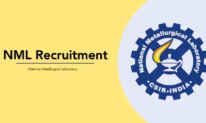 NML Recruitment 2025: Junior Stenographer