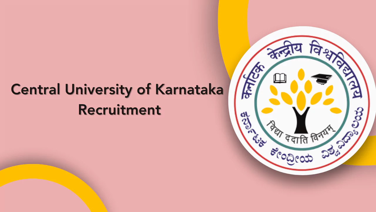 Central university of karnataka recruitment 2024 non teaching posts
