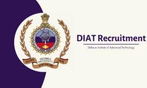 DIAT Recruitment 2024: Project Assistant