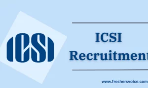 ICSI Recruitment 2024: CRC/CPC Executives Posts