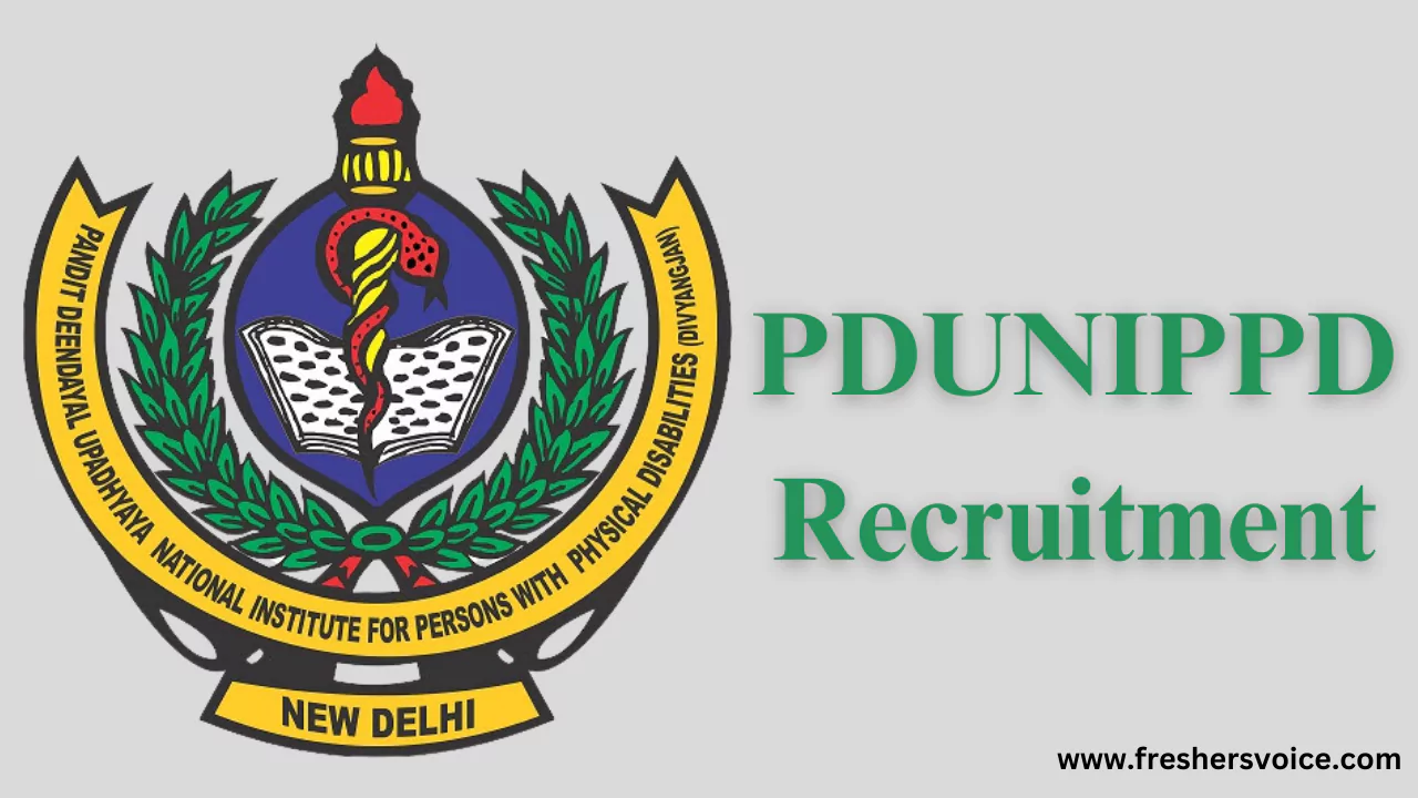 PDUNIPPD Recruitment
