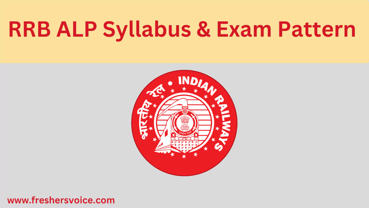 RRB ALP Syllabus & Exam Pattern