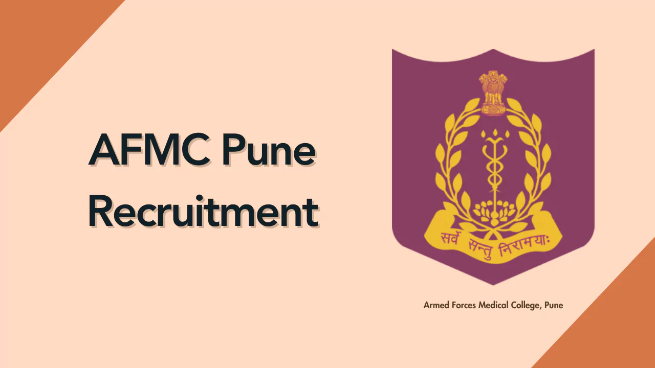 AFMC Pune Recruitment