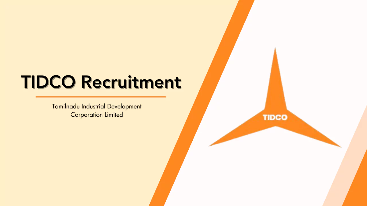 TIDCO Recruitment