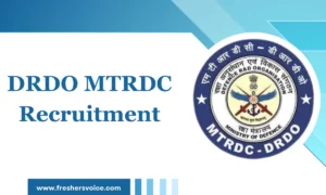DRDO MTRDC Walk-in-Interview 2024 for Junior Research Fellow (JRF) | 23 April 2024