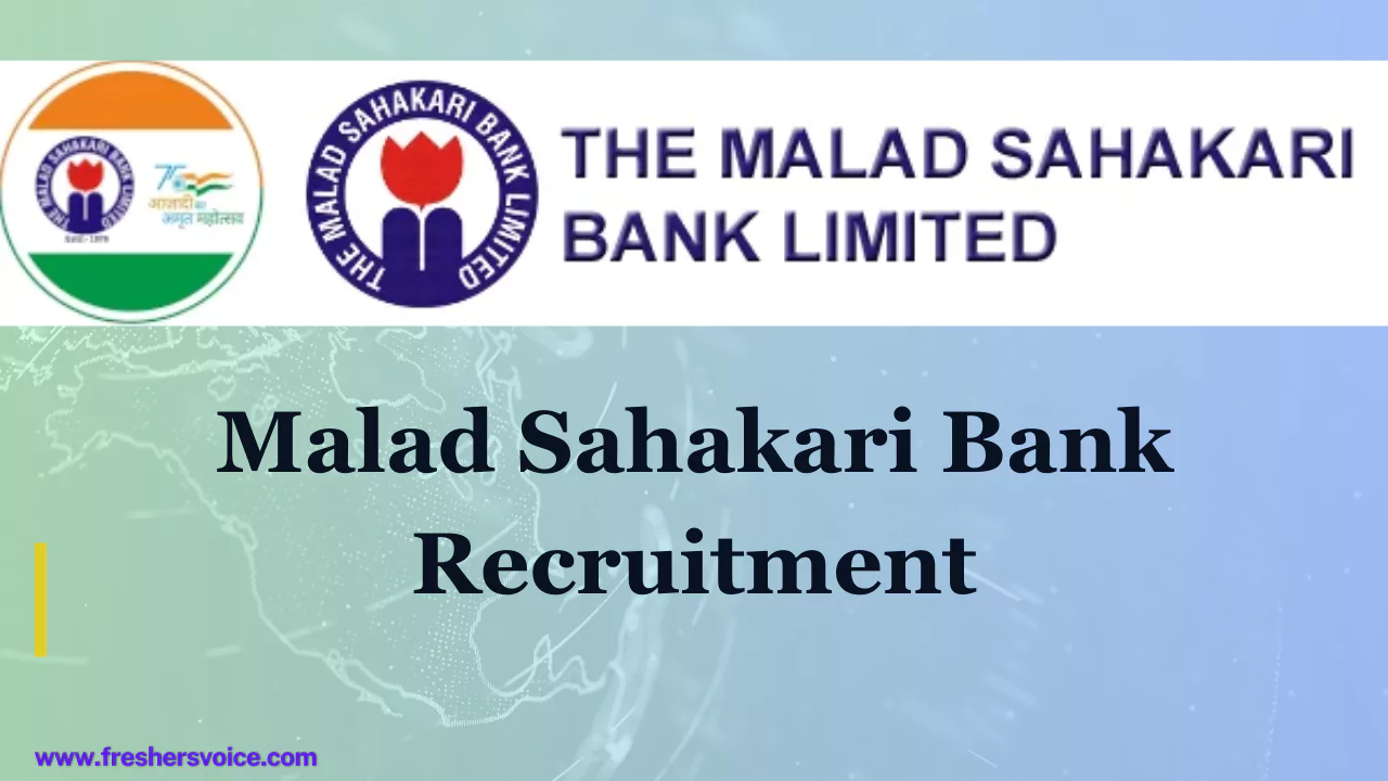 Malad Sahakari Bank Recruitment