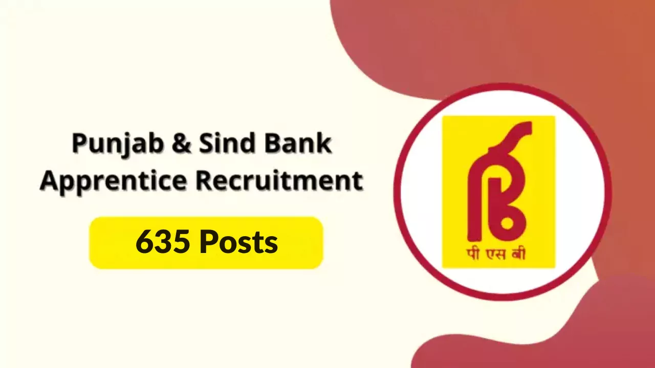 Punjab & Sind Bank Apprentice Recruitment